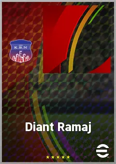 Diant Ramaj eFootball 2026 player card, 72 OVR GK
