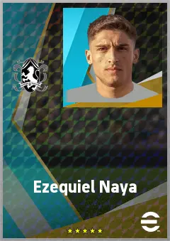 Ezequiel Naya eFootball 2026 player card, 70 OVR CF