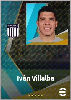 Iván Villalba eFootball 2026 player card, 72 OVR CB