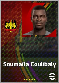 Soumaïla Coulibaly eFootball 2026 player card, 73 OVR CB