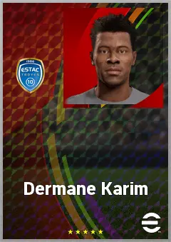 Dermane Karim eFootball 2026 player card, 69 OVR CMF