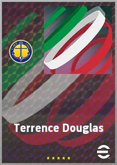 Terrence Douglas eFootball 2026 player card, 68 OVR LB