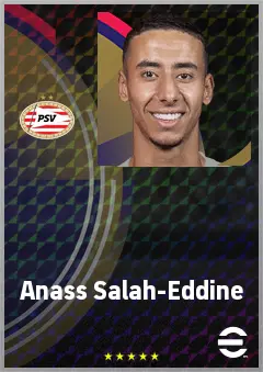 Anass Salah-Eddine eFootball 2026 player card, 71 OVR LB