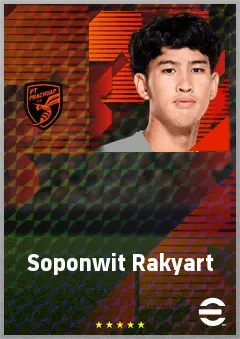 Soponwit Rakyart eFootball 2026 player card, 65 OVR GK