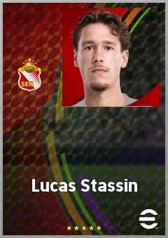 Lucas Stassin eFootball 2026 player card, 73 OVR CF