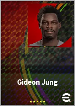 Gideon Jung eFootball 2026 player card, 69 OVR CB