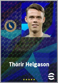 Thórir Helgason eFootball 2026 player card, 69 OVR CMF