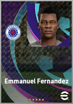 Emmanuel Fernandez eFootball 2026 player card, 72 OVR CB