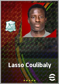 Lasso Coulibaly eFootball 2026 player card, 68 OVR RMF