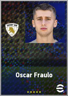 Oscar Fraulo eFootball 2026 player card, 70 OVR CMF