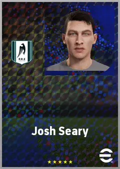 Josh Seary eFootball 2026 player card, 63 OVR RB