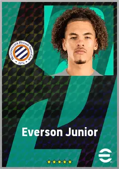 Everson Junior eFootball 2026 player card, 66 OVR DMF