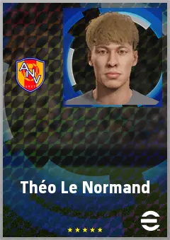 Théo Le Normand eFootball 2026 player card, 65 OVR CMF