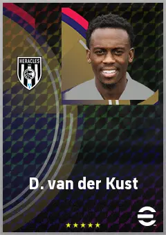 D. van der Kust eFootball 2026 player card, 70 OVR LB