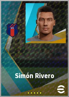 Simón Rivero eFootball 2026 player card, 70 OVR CMF