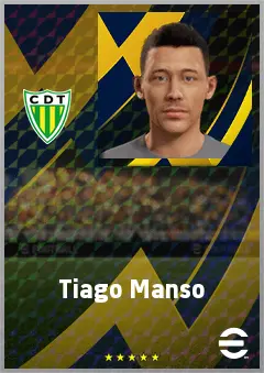 Tiago Manso eFootball 2026 player card, 66 OVR RB