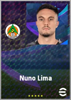 Nuno Lima eFootball 2026 player card, 70 OVR CB