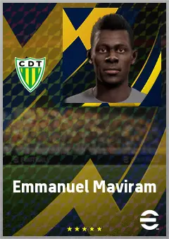 Emmanuel Maviram eFootball 2026 player card, 67 OVR LB