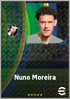 Nuno Moreira eFootball 2026 player card, 74 OVR LWF