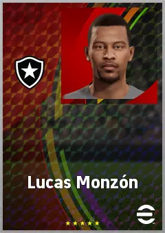 Lucas Monzón eFootball 2026 player card, 71 OVR CB