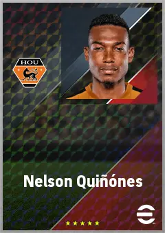 Nelson Quiñónes eFootball 2026 player card, 70 OVR LWF