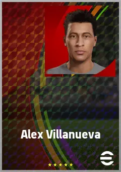 Alex Villanueva eFootball 2026 player card, 67 OVR LB