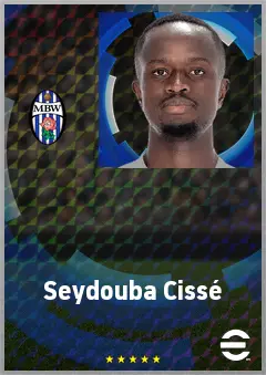 Seydouba Cissé eFootball 2026 player card, 72 OVR CMF