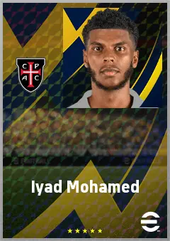 Iyad Mohamed eFootball 2026 player card, 66 OVR DMF