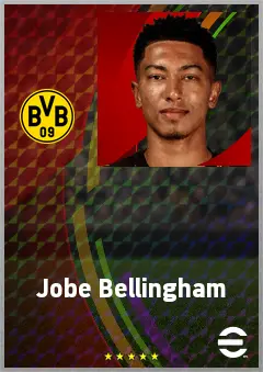 Jobe Bellingham eFootball 2026 player card, 73 OVR CMF