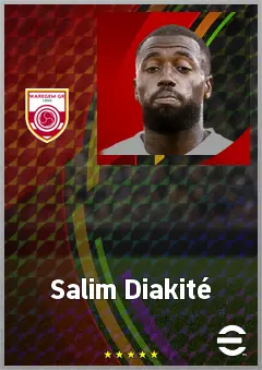 Salim Diakité eFootball 2026 player card, 71 OVR RB
