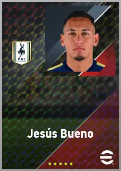 Jesús Bueno eFootball 2026 player card, 69 OVR DMF