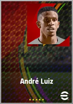 André Luiz eFootball 2026 player card, 70 OVR RWF