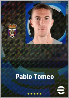 Pablo Tomeo eFootball 2026 player card, 69 OVR CB