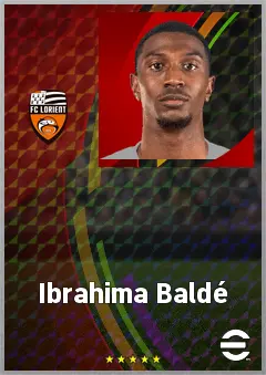 Ibrahima Baldé eFootball 2026 player card, 69 OVR CF
