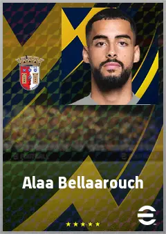 Alaa Bellaarouch eFootball 2026 player card, 69 OVR GK