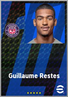 Guillaume Restes eFootball 2026 player card, 75 OVR GK