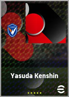 Yasuda Kenshin eFootball 2026 player card, 67 OVR DMF