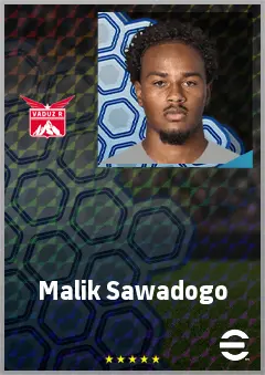 Malik Sawadogo eFootball 2026 player card, 64 OVR LB