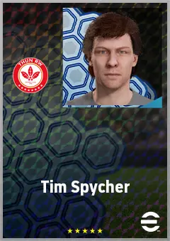 Tim Spycher eFootball 2026 player card, 65 OVR GK