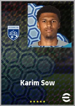 Karim Sow eFootball 2026 player card, 71 OVR CB