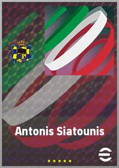 Antonis Siatounis eFootball 2026 player card, 66 OVR DMF