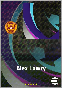 Alex Lowry eFootball 2026 player card, 67 OVR AMF
