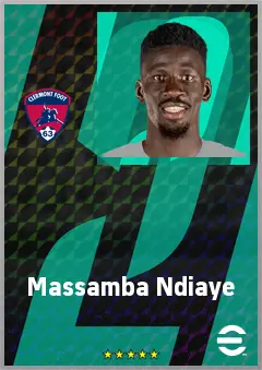 Massamba Ndiaye eFootball 2026 player card, 68 OVR GK
