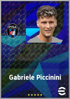 Gabriele Piccinini eFootball 2026 player card, 70 OVR CMF