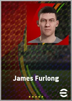 James Furlong eFootball 2026 player card, 66 OVR LB