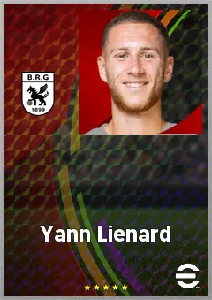 Yann Lienard eFootball 2026 player card, 66 OVR GK