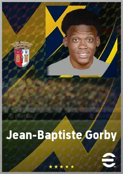 Jean-Baptiste Gorby eFootball 2026 player card, 70 OVR DMF