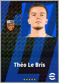 Théo Le Bris eFootball 2026 player card, 70 OVR RMF
