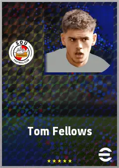 Tom Fellows eFootball 2026 player card, 73 OVR RMF