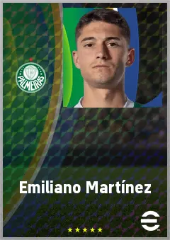 Emiliano Martínez eFootball 2026 player card, 73 OVR DMF
